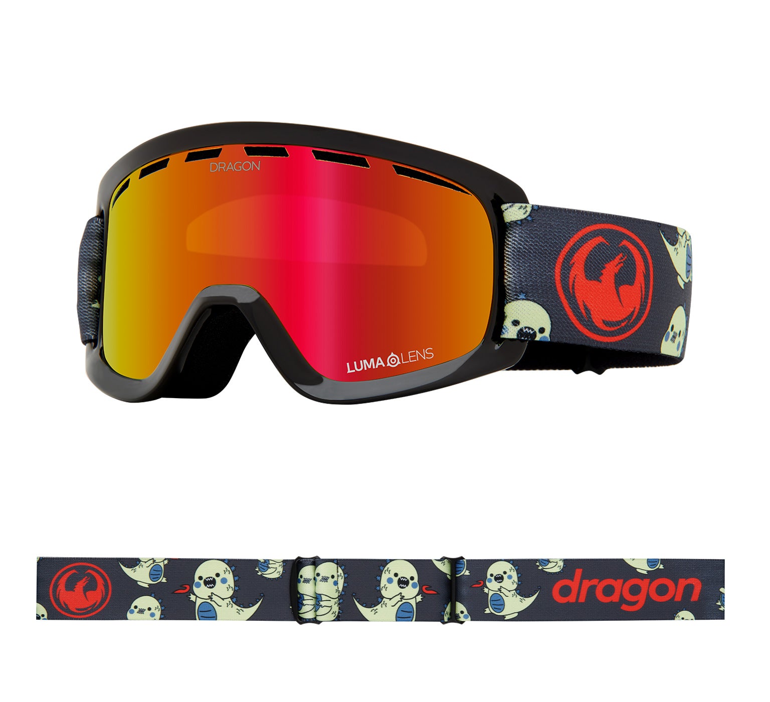 Dragon Unisex Snowgoggles Lil D Scribble with Lumalens Light R 並行輸入品 Lil D With Ion Lens - Youth | Snow Goggles | Dragon Alliance